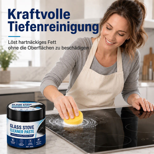 Küchen-Reinigungspaste mit Schwamm – gegen Eingebranntes & hartnäckige Rückstände