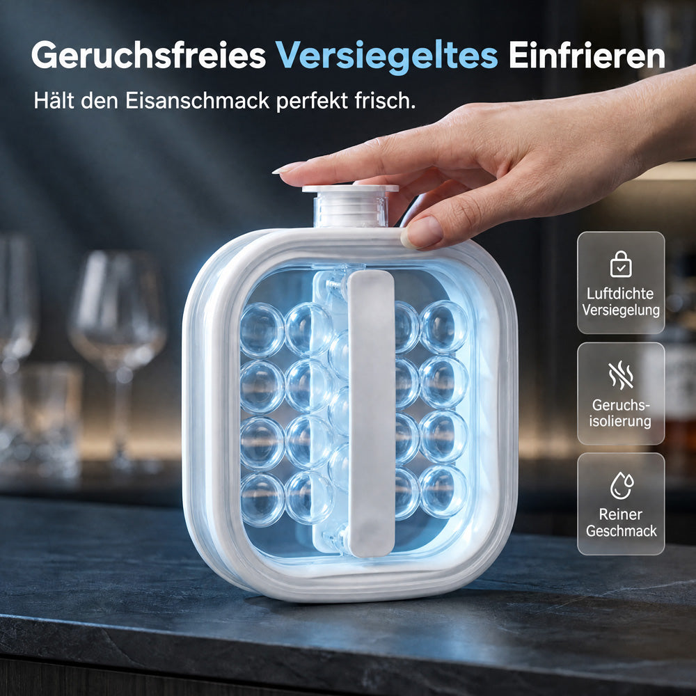 🥳 Sommer-Hit 2026 🥳 Über 50.000 verkauft! 🧊  tragbaren Silikon-Eisballbereiter!
