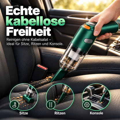 ⏰ Neu verbesserter kabelloser Autostaubsauger – 10.000 Pa Saugkraft & 4.000-mAh-Akku 🚗