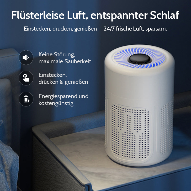 🌬️  Kompakter Luftreiniger für Zuhause
