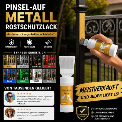 ✨ 50 % RABATT! Wasserbasierte Metallic-Silberfarbe mit integriertem Pinsel – kein extra Pinsel nötig. Deckt Kratzer und Flecken einfach ab. Perfekt zum Auffrischen & für DIY-Projekte! 🏠🎨