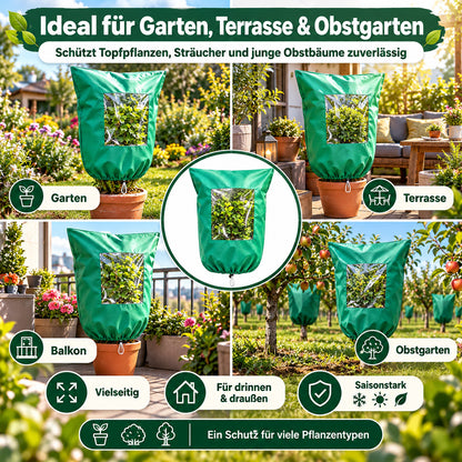 🌱 50% RABATT! ❄️ Winter-Pflanzenschutz – Mit Reißverschluss & Kordelzug ✨