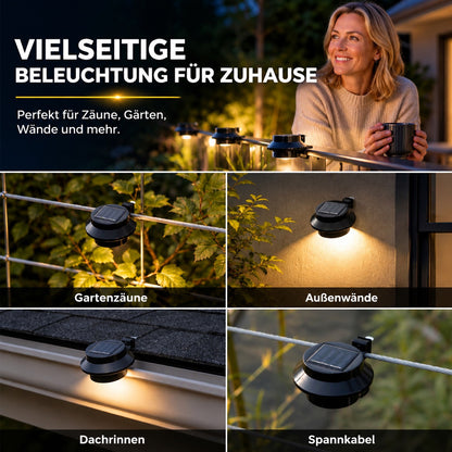 Outdoor Waterproof Solar LED Gutter Wall Lights