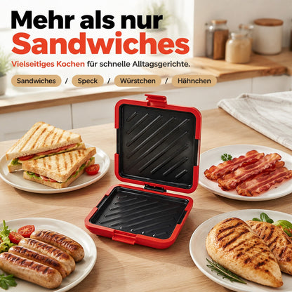 🥪 50% RABATT! 🔥🍳Mikrowellen-Toaster & Sandwichmaker – Schnelle 3-Minuten-Zubereitung, Antihaft-Beschichtung & Leichte Reinigung 💡