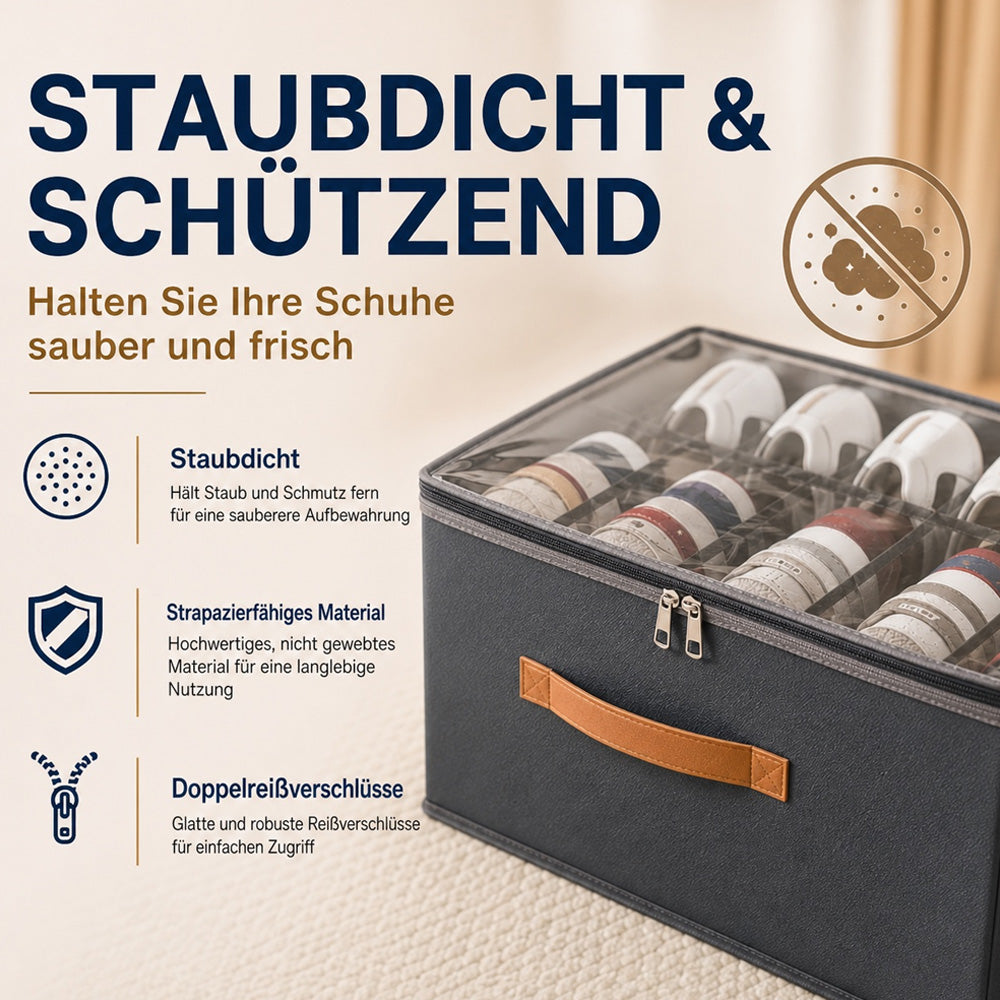 👟 Begrenzte Zeit – 50 % RABATT! 💥 Schuh-Organizer aus Stoff
