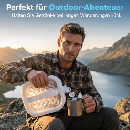🥳 Sommer-Hit 2026 🥳 Über 50.000 verkauft! 🧊  tragbaren Silikon-Eisballbereiter!