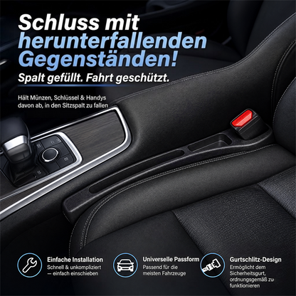 60%OFF🚗Nie wieder das Handy zwischen den Autositzen verlieren💺🌟Universeller Sitzlücken-Füller • Organizer mit Doppel-Fach🌟