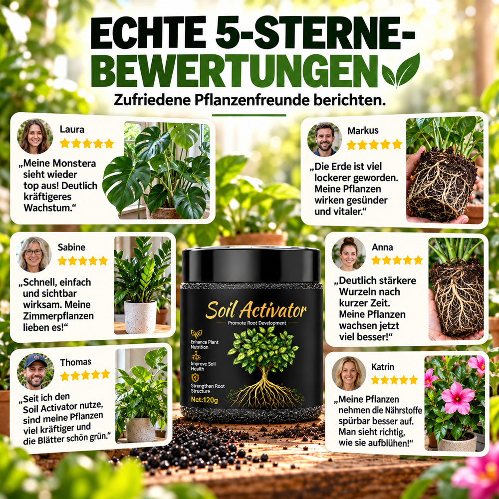 🪴🌱 Black-Friday-Angebot 🔥 Organischer All-in-One-Bodenaktivator für starke Wurzeln & sattes Grün