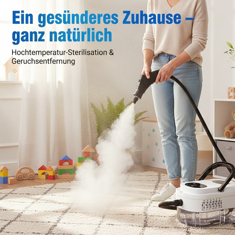 60% off📢📢50% Rabatt  !!!⏰Hochdruck-Dampfreiniger mit LCD-Display｜Vielseitig für Zuhause, Auto & Küche｜Effektiv gegen Fett & Bakterien✨ (Copy)