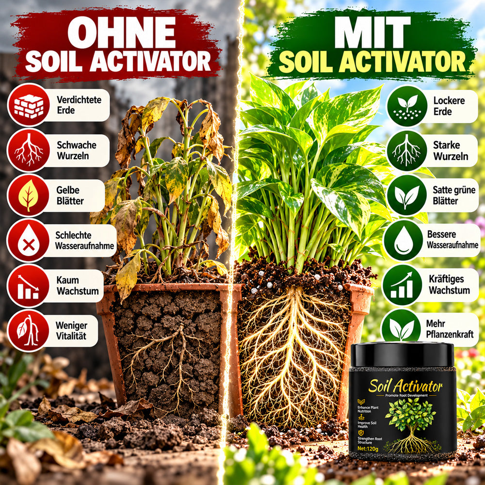 🪴🌱 Black-Friday-Angebot 🔥 Organischer All-in-One-Bodenaktivator für starke Wurzeln & sattes Grün