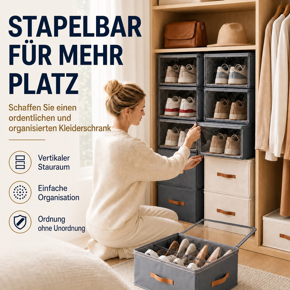 👟 Begrenzte Zeit – 50 % RABATT! 💥 Schuh-Organizer aus Stoff