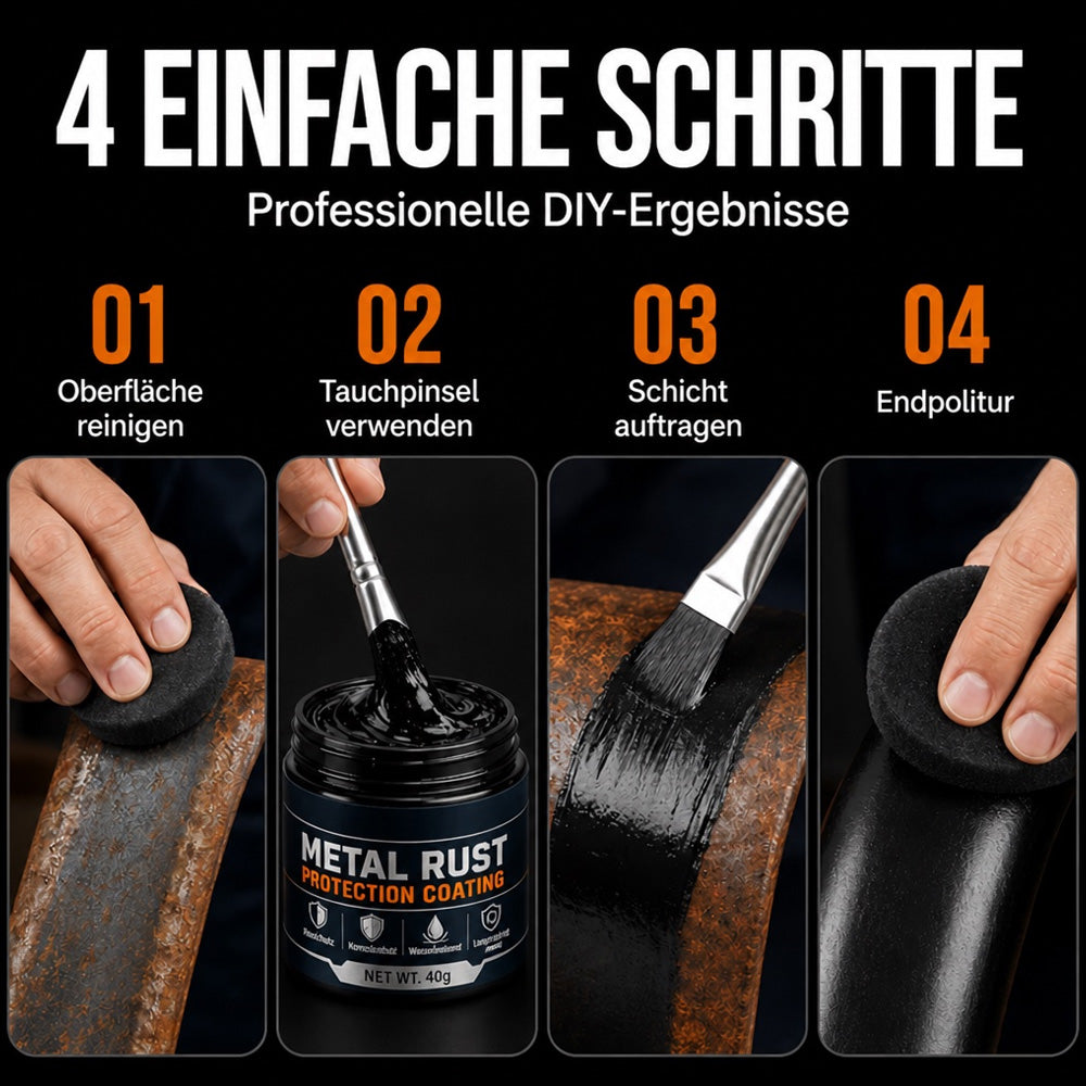 🥳 HEISSE ANGEBOTE 2026 🥳💞 Über 50.000+ verkauft! 🔧🏠 Schwarze Metall-Reparaturpaste mit Rostschutz – frischt rostige Tore, Geländer & Werkzeuge wieder auf. Bildet eine schützende Beschichtung – kein Austausch nötig! 🛡️✨