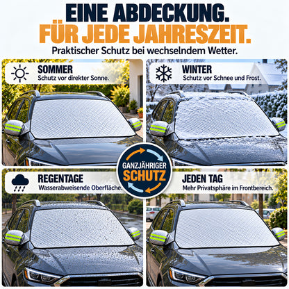 🎄🔔🚗 Weihnachtsangebot: Magnetische Windschutzscheibenabdeckung – Ganzjähriger Schutz vor Sonne, Schnee & Frost für Pkw, SUVs & Lkw