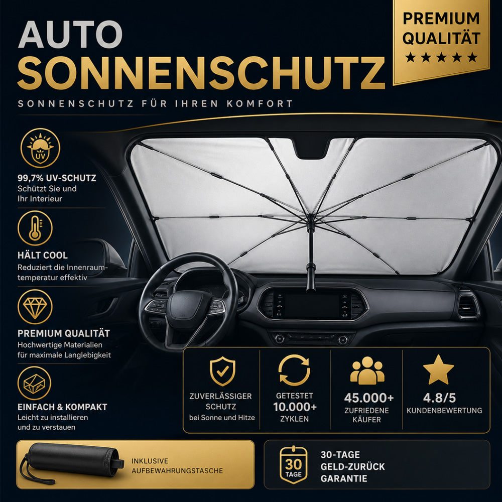 ⏰ Nur heute: Sonderpreis sichern!🔥 Neu 2026 – Verbesserter Sonnenschirm für die Auto-Windschutzscheibe