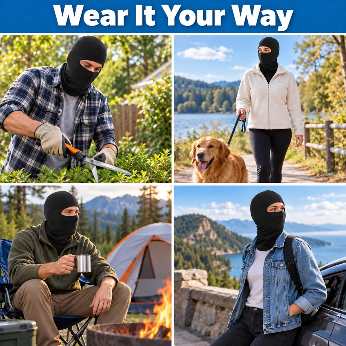 Lustige Thermo-Sturmhaube – warm & vielseitig für Alltag, Outdoor und Ski