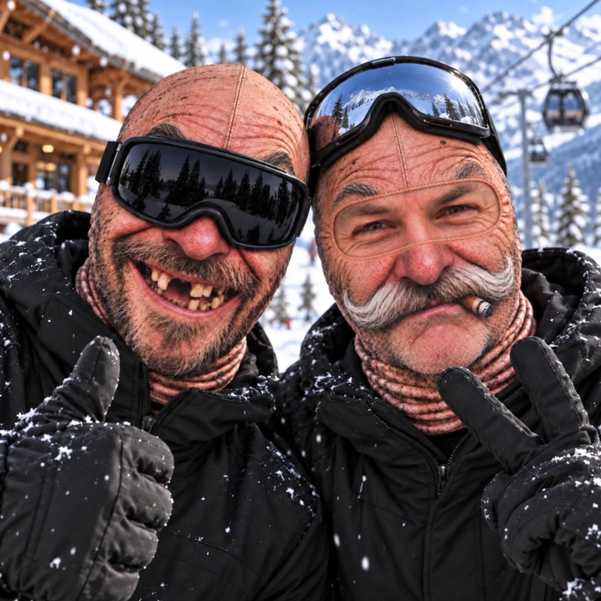 Lustige Thermo-Sturmhaube – warm & vielseitig für Alltag, Outdoor und Ski