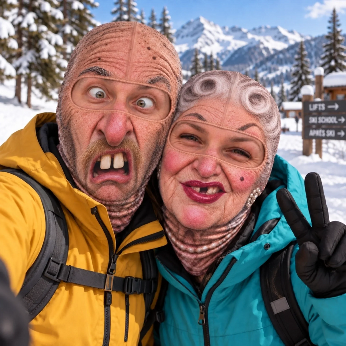Lustige Thermo-Sturmhaube – warm & vielseitig für Alltag, Outdoor und Ski