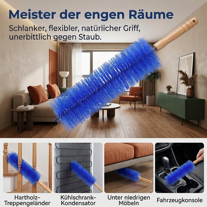 Staubbürste & Reinigungsbürste – Flexibler Mikrofaser-Bürstenkopf, wiederverwendbar, waschbar, ideal für Deckenventilatoren