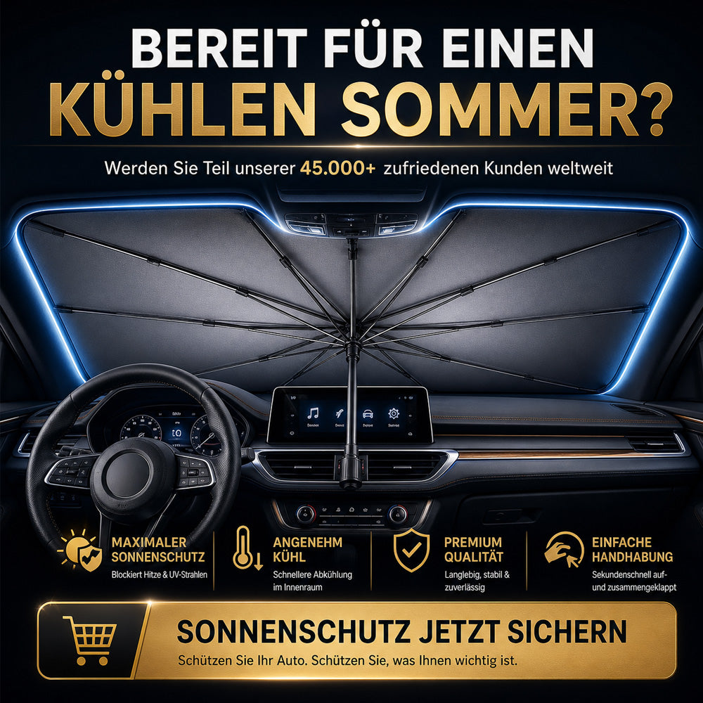 ⏰ Nur heute: Sonderpreis sichern!🔥 Neu 2026 – Verbesserter Sonnenschirm für die Auto-Windschutzscheibe