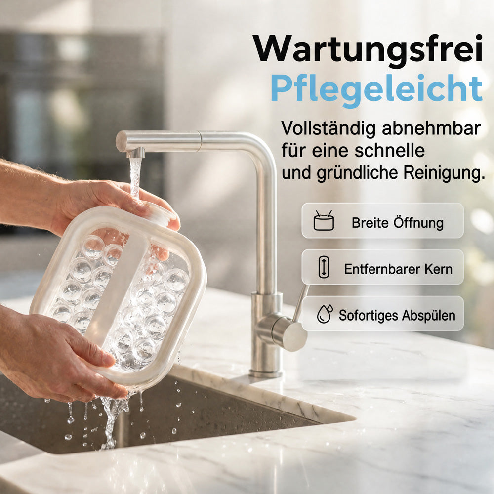 🥳 Sommer-Hit 2026 🥳 Über 50.000 verkauft! 🧊  tragbaren Silikon-Eisballbereiter!