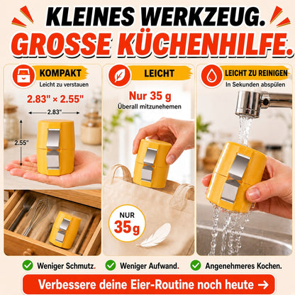 🥚🍳 Nur für kurze Zeit 😮‍💨 1 kaufen, 1 GRATIS! 🍳 Schneller Eieröffner – Hunderte Eier schneller und sauberer öffnen 🔥