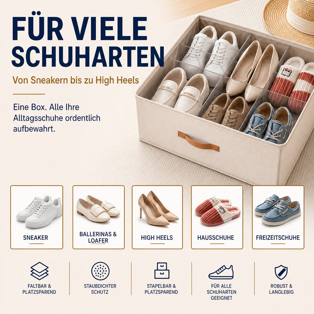 👟 Begrenzte Zeit – 50 % RABATT! 💥 Schuh-Organizer aus Stoff