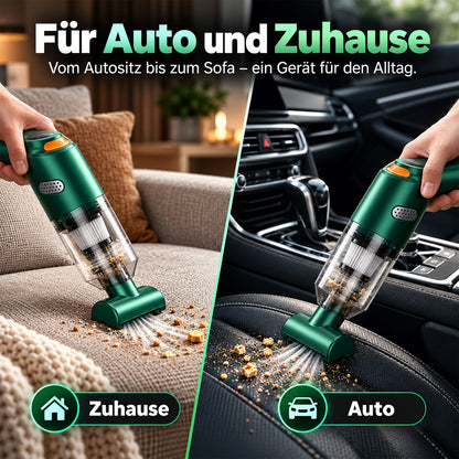 ⏰ Neu verbesserter kabelloser Autostaubsauger – 10.000 Pa Saugkraft & 4.000-mAh-Akku 🚗