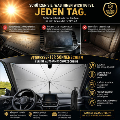 ⏰ Nur heute: Sonderpreis sichern!🔥 Neu 2026 – Verbesserter Sonnenschirm für die Auto-Windschutzscheibe