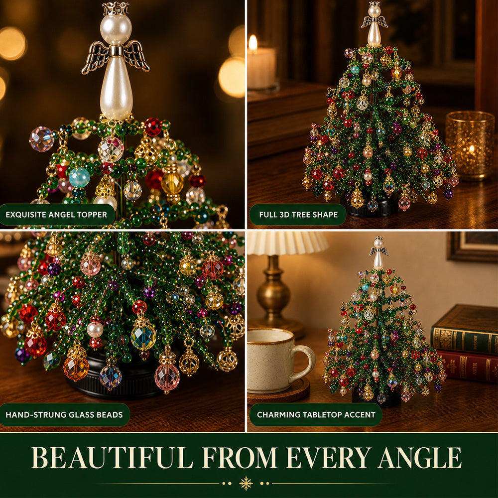 🎄✨ DIY Perlen-Weihnachtsbaum-Set – 🎅 Gestalte deine eigene funkelnde Weihnachtsdekoration