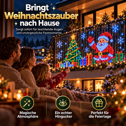 upsell🎄 Smarter LED-Lichtvorhang für Fenster & Wände – bringt Weihnachtszauber nach Hause (Copy)