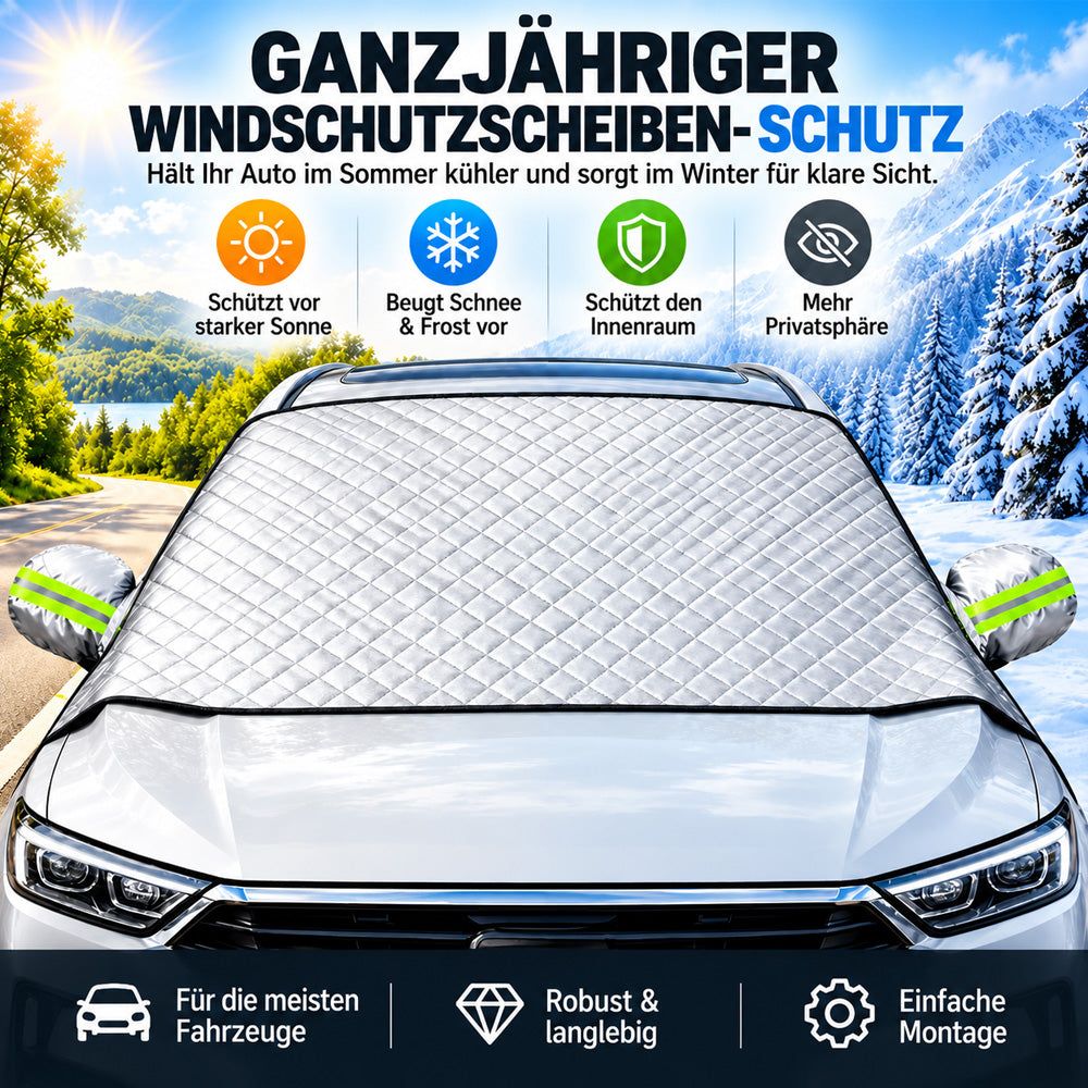 60%OFF🎄🚗 Weihnachtsangebot: Magnetische Windschutzscheibenabdeckung – Ganzjähriger Schutz vor Sonne, Schnee & Frost für Pkw, SUVs & Lkw