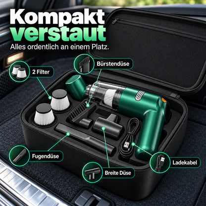 ⏰ Neu verbesserter kabelloser Autostaubsauger – 10.000 Pa Saugkraft & 4.000-mAh-Akku 🚗