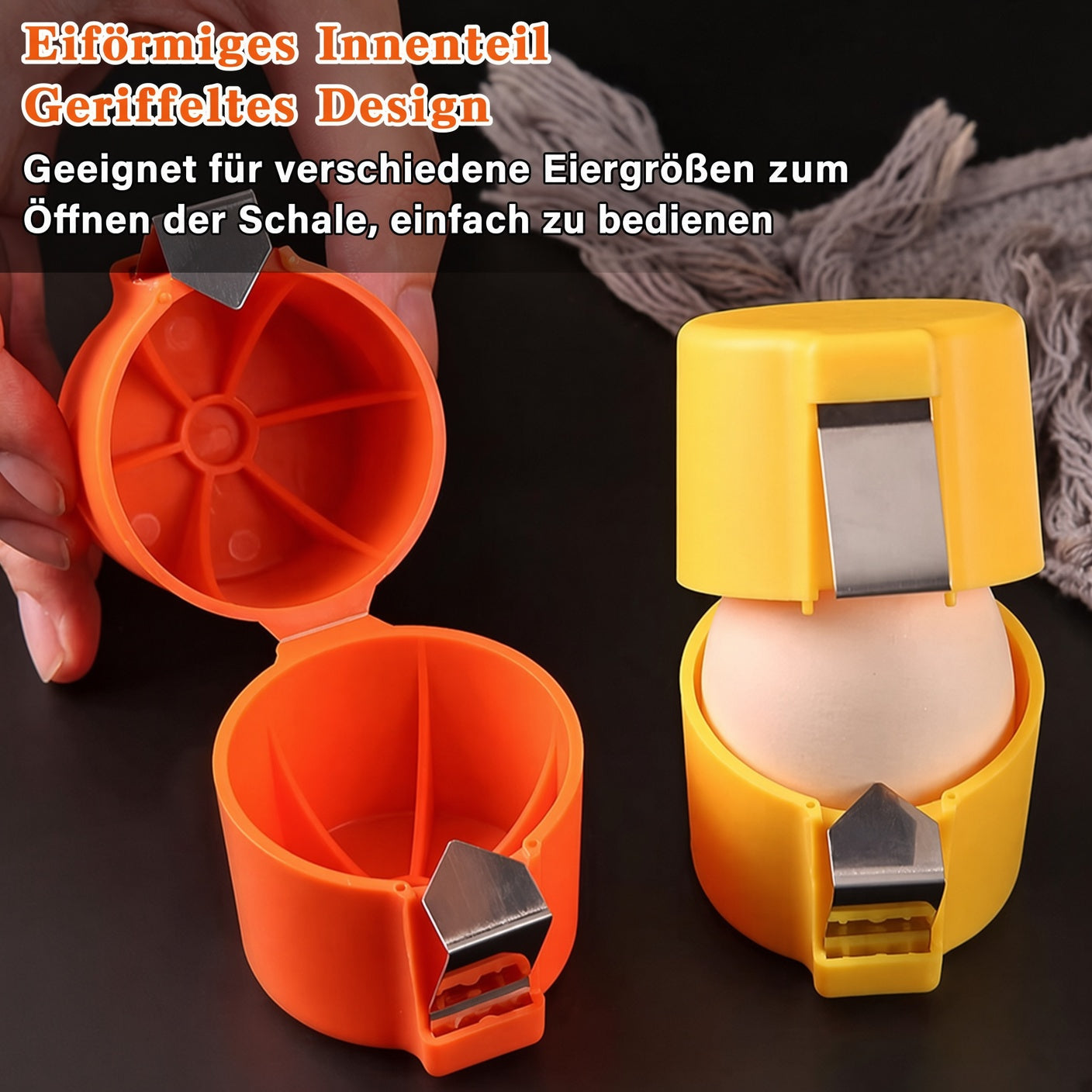 🥚🍳 Nur für kurze Zeit 😮‍💨 1 kaufen, 1 GRATIS! 🍳 Schneller Eieröffner – Hunderte Eier schneller und sauberer öffnen 🔥