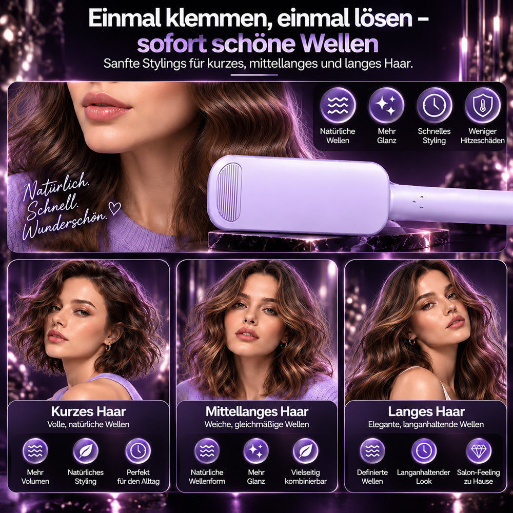 🎄 Weihnachts-Frühbucherangebot: 55 % Rabatt! ✨ 32-mm-Welleneisen – Weiche Wellen, voller Glamour! 🌊 4 Temperaturstufen, in ca. 10 Sekunden einsatzbereit, mit Ionen-Technologie