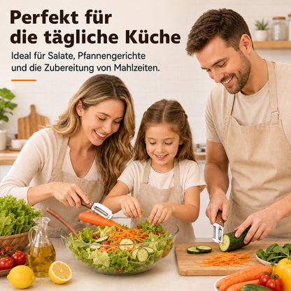 🔪🥬1 KAUFEN – 1 GRATIS ERHALTEN: Multifunktionaler Sparschäler 🥔🥕🍎🎁