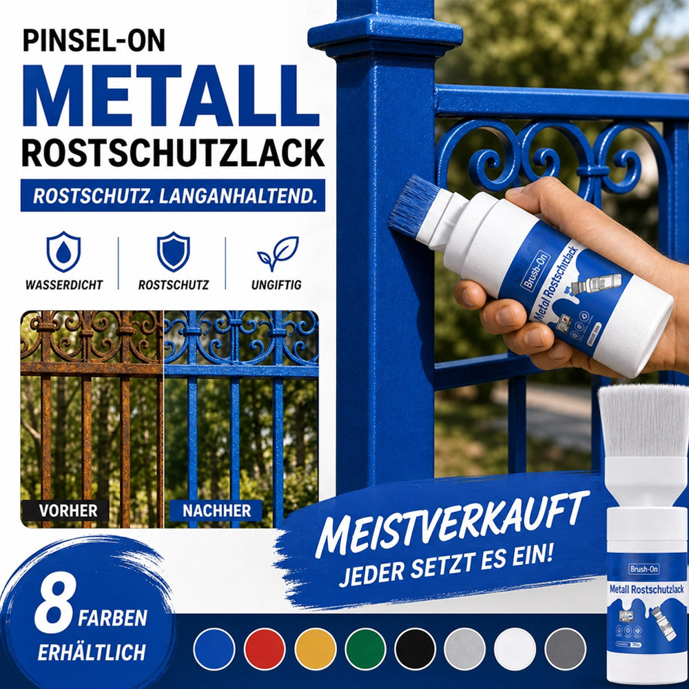 ✨ 50 % RABATT! Wasserbasierte Metallic-Silberfarbe mit integriertem Pinsel – kein extra Pinsel nötig. Deckt Kratzer und Flecken einfach ab. Perfekt zum Auffrischen & für DIY-Projekte! 🏠🎨
