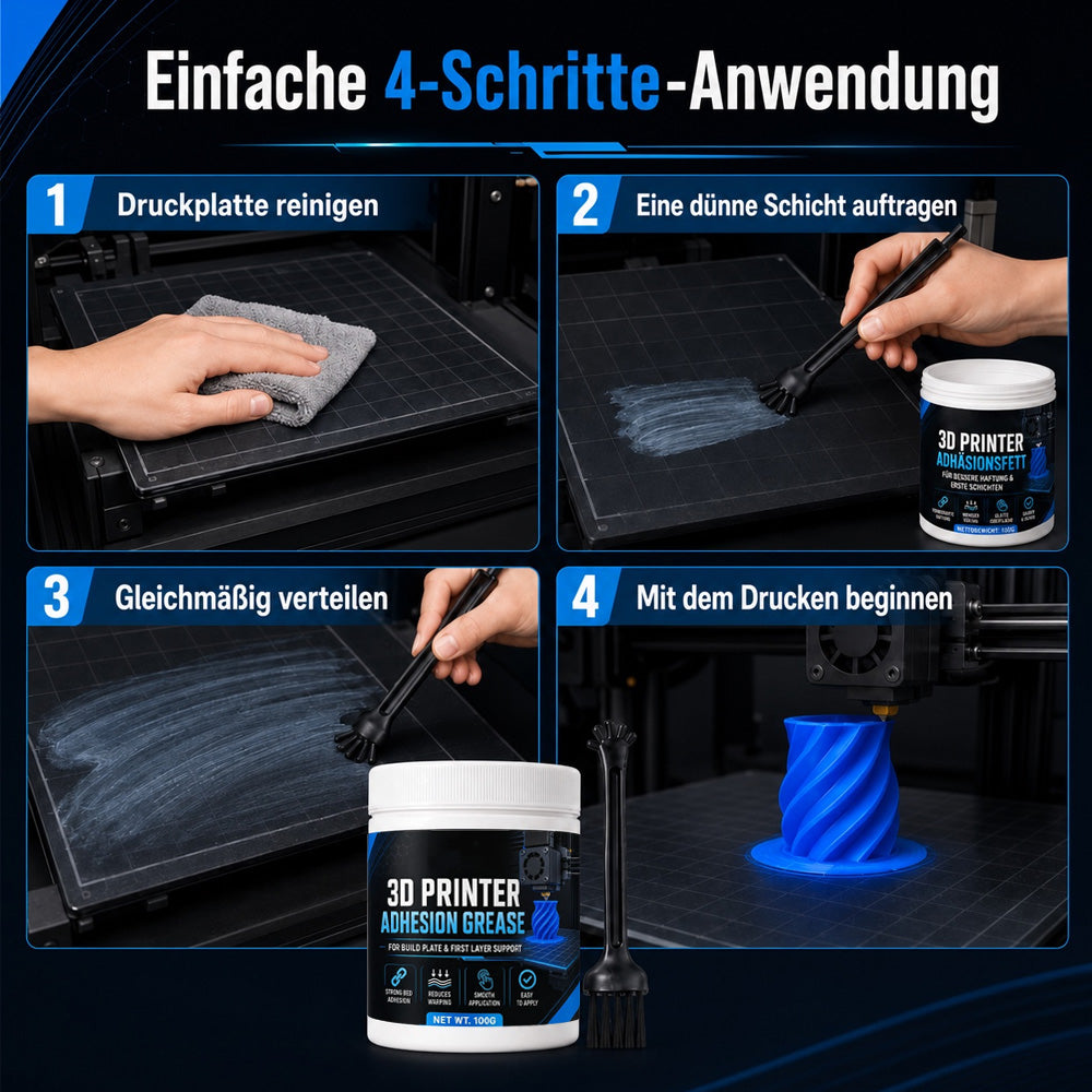 Anti-Warping Haftmittel für 3D-Drucker
