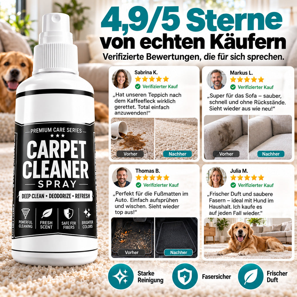 🧼🎄 Weihnachts-Frühbucherangebot – bis zu 58 % Rabatt!✨ Teppich- & Polsterreiniger – Flecken lösen, Gerüche reduzieren, weniger schrubben!