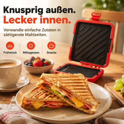 🥪 50% RABATT! 🔥🍳Mikrowellen-Toaster & Sandwichmaker – Schnelle 3-Minuten-Zubereitung, Antihaft-Beschichtung & Leichte Reinigung 💡