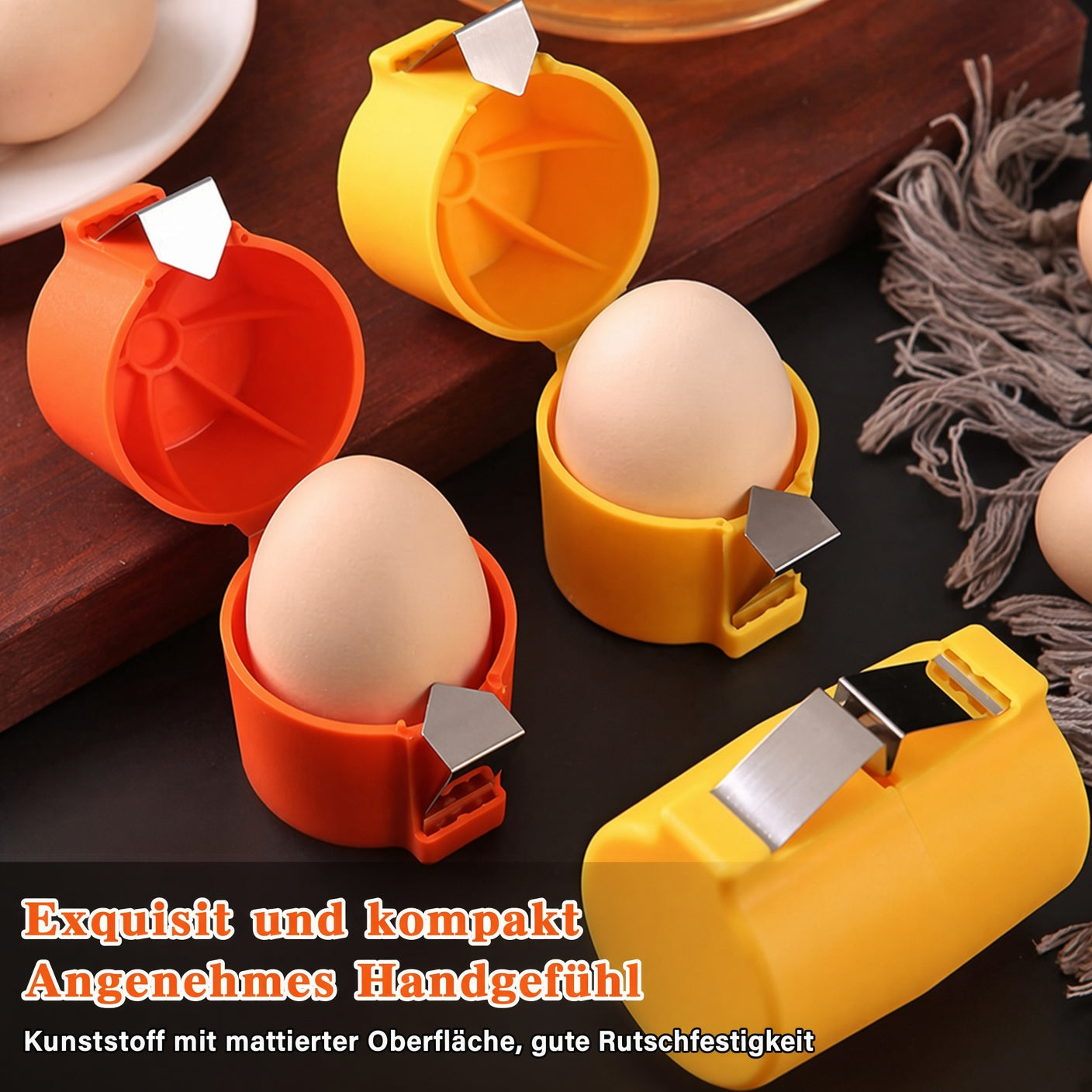 🥚🍳 Nur für kurze Zeit 😮‍💨 1 kaufen, 1 GRATIS! 🍳 Schneller Eieröffner – Hunderte Eier schneller und sauberer öffnen 🔥