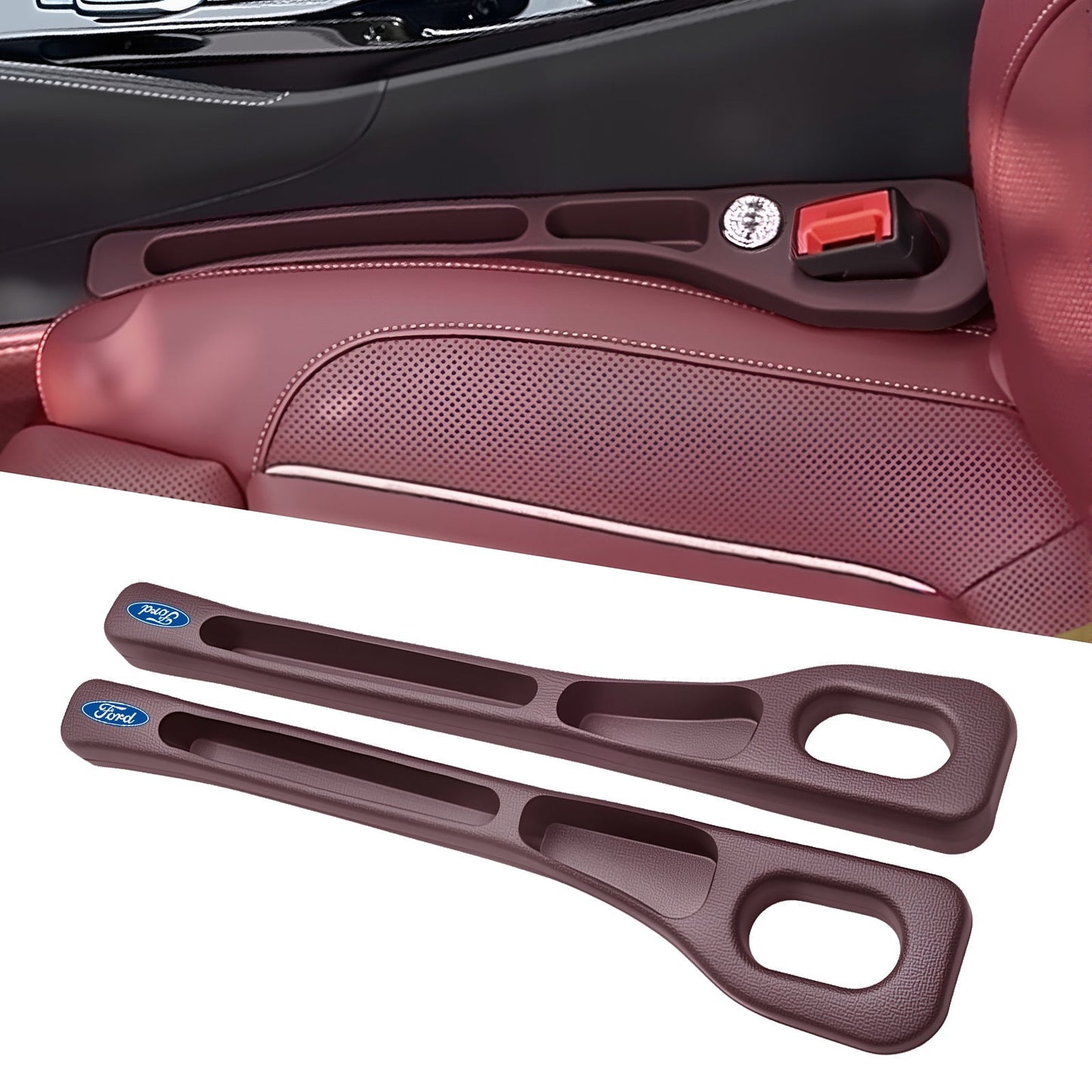 60%OFF🚗Nie wieder das Handy zwischen den Autositzen verlieren💺🌟Universeller Sitzlücken-Füller • Organizer mit Doppel-Fach🌟
