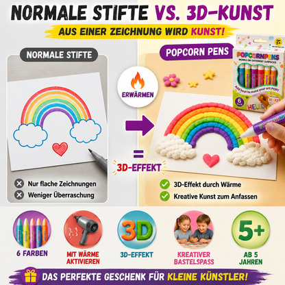 Nur heute 50 % sparen丨3D Relief Art Pen – Aus flachen Zeichnungen wird echte 3D-Kunst 🪄