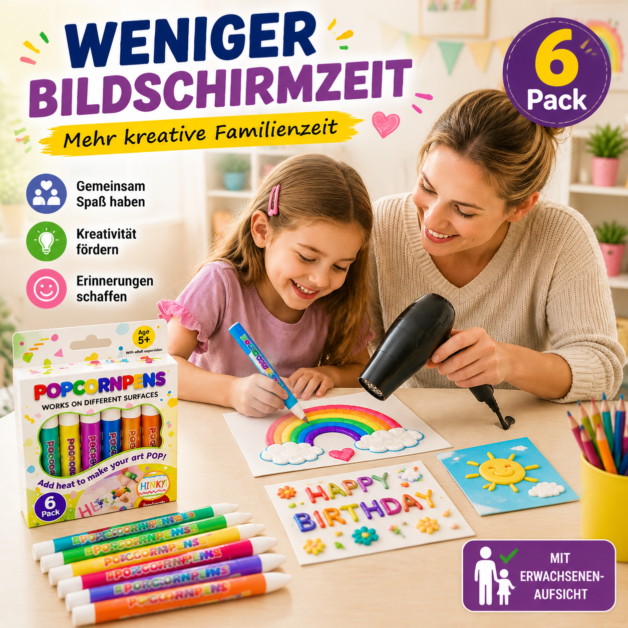 Nur heute 50 % sparen丨3D Relief Art Pen – Aus flachen Zeichnungen wird echte 3D-Kunst 🪄