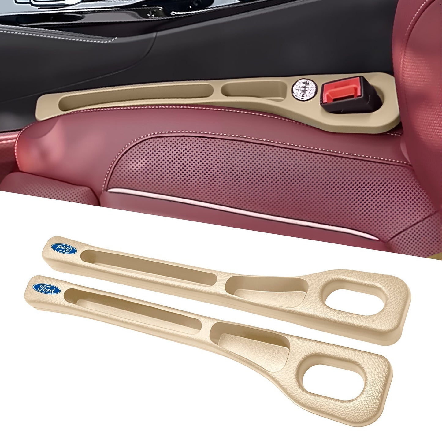 60%OFF🚗Nie wieder das Handy zwischen den Autositzen verlieren💺🌟Universeller Sitzlücken-Füller • Organizer mit Doppel-Fach🌟