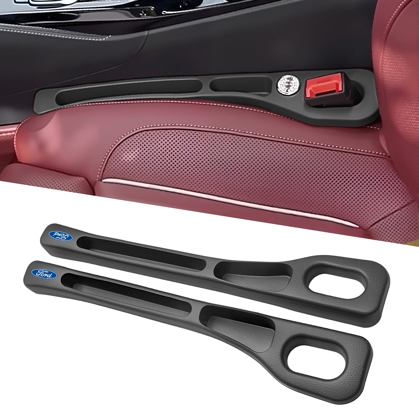 60%OFF🚗Nie wieder das Handy zwischen den Autositzen verlieren💺🌟Universeller Sitzlücken-Füller • Organizer mit Doppel-Fach🌟
