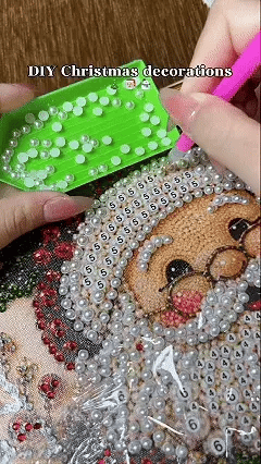 ⏳🎁💎DIY Weihnachts-Perlenkunst-Set 💎 Entspannend gestalten – anschließend festlich dekorieren. ✨