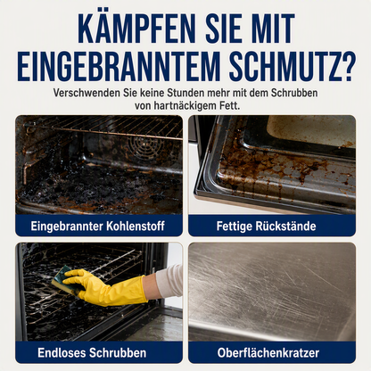 📢📢2 kaufen 1 gratis!!🎁✨ Hochwirksames Reinigungsspray für Backöfen und Kochfelder