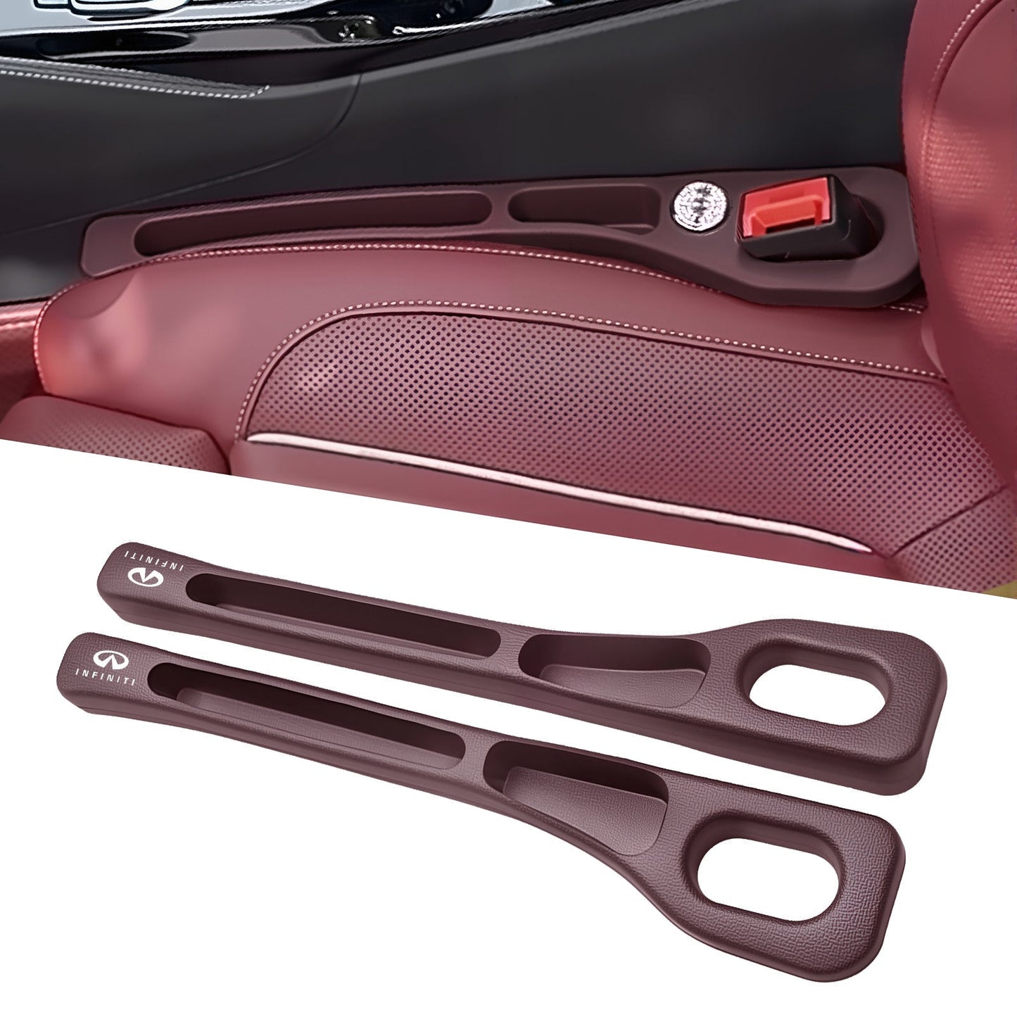 60%OFF🚗Nie wieder das Handy zwischen den Autositzen verlieren💺🌟Universeller Sitzlücken-Füller • Organizer mit Doppel-Fach🌟