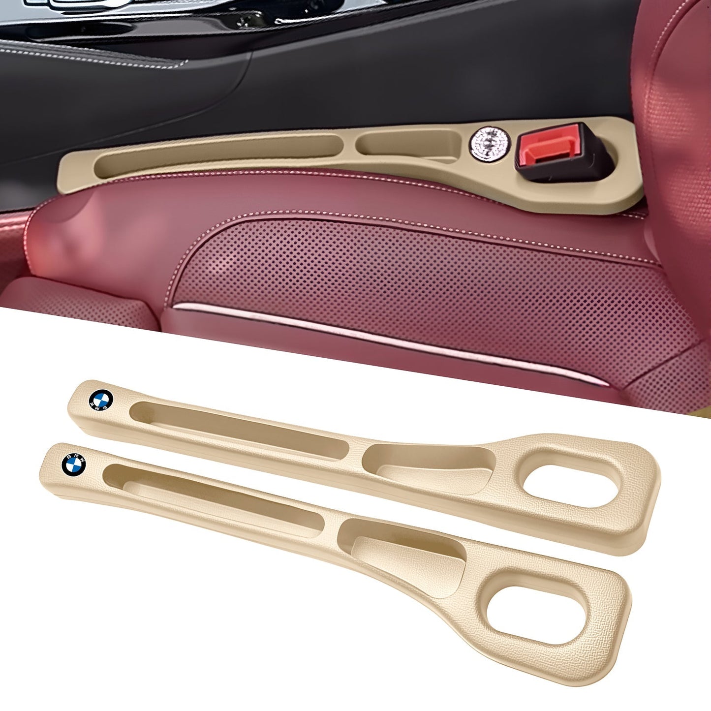 60%OFF🚗Nie wieder das Handy zwischen den Autositzen verlieren💺🌟Universeller Sitzlücken-Füller • Organizer mit Doppel-Fach🌟