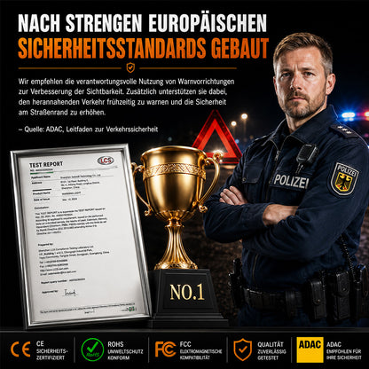🚗Großes Sonderangebot – 51 % Rabatt🆘3-IN-1 Dreieckige Solar-Notfall-Signalleuchte für den Straßenrand✨